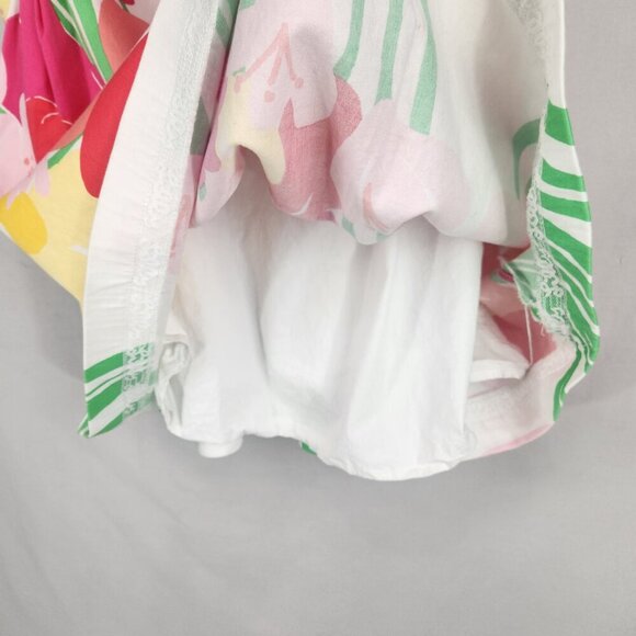 Lilly Pulitzer Blossom Lavish Lilly's Place Women’s Strapless Flare Dress Sz 8 - Picture 4 of 9